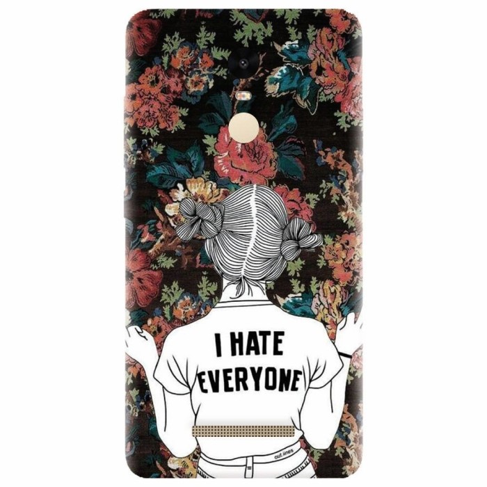 Husa silicon pentru Xiaomi Remdi Note 3, I Hate Everyone