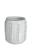 Cumpara ieftin Vaza ceramica gri Naxos &Oslash; 24.5 cm x 24.5 h