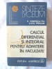 Calcul Diferential Integral Admitere Facultate - Ionescu-Tiu, Pirsan, 1975, Albatros, Matematica, Culegere Exercitii