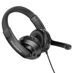 Casti gaming, Borofone, 3,5 mm / USB, Negru foto