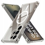 Husa Samsung Galaxy S25 Ultra Techsuit Shockproof Clear Silicone MagSafe, transparenta