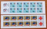 FRANTA-''2 CARNETE de CRUCEA ROSIE''-MNH-nestampilate-MNH-Vezi-Scan