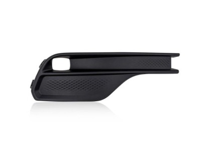 Grila bara protectie, spoiler Jeep Compass, 04.2021-, montare fata, dreapta, negru; cu gaura lampa de ceata, RapidAuto foto