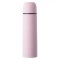 Termos din inox, capac filetat, culoare roz, capacitate 500 ml