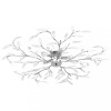 VidaXL Lustră cu brațe tip frunze cristal acrilic alb 5 becuri E14 289239