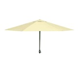 Umbrela antivant pentru gradina, 2.5 m, mecanism manual, Crem