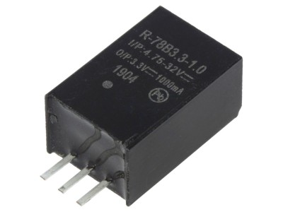 Convertor DC/DC 3,3W 3,3V 1A SIP3 foto