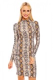 M726-999 Rochie scurta mulata model sarpe, M/L