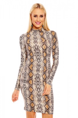 M726-999 Rochie scurta mulata model sarpe foto