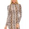 M726-999 Rochie scurta mulata model sarpe