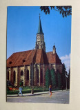 Carte poștală Cluj-Catedrala Sf.Mihail, Circulata, Fotografie