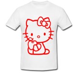 Tricou &quot; Hello Kitty face &quot;