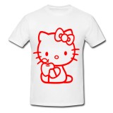Tricou &quot; Hello Kitty face &quot;