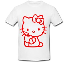 Tricou &amp;quot; Hello Kitty face &amp;quot; foto