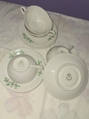 Set ceşti cu farfurie de porțelan Bavaria