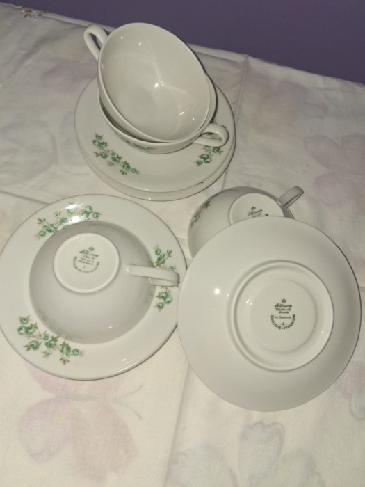Set ceşti cu farfurie de porțelan Bavaria