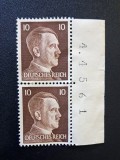 Germania (Deutsches Reich) 1941/1944 - "Hitler" (10 Pfennig) Margine Dreapta cu Număr de Formă MNH - Cod: -TG1