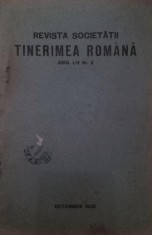 REVISTA SOCIETATII TINERIMEA ROMANA
