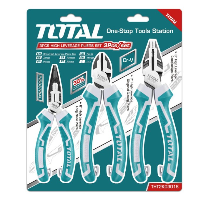Set 3 clesti Total, finisaj TPR, material Cr-V