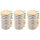 Cumpara ieftin Set 100 magneti neodim, autoadezivi, rotunzi, universali, diverse activitati, 8x1 mm