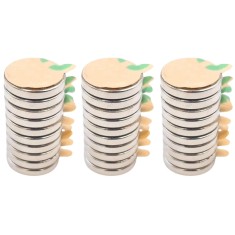 Set 100 magneti neodim, autoadezivi, rotunzi, universali, diverse activitati, 8x1 mm