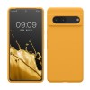Husa kwmobile pentru Google Pixel 7, Silicon, Portocaliu, 59451.191, Carcasa
