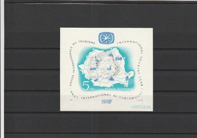 ROMANIA 1967 LP 651 MONUMENTE ISTORICE COLITA MNH NESTAMPILATA foto
