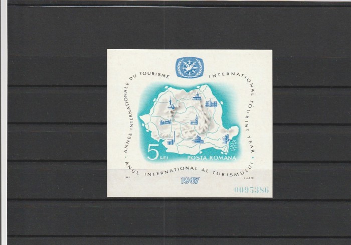 ROMANIA 1967 LP 651 MONUMENTE ISTORICE COLITA MNH NESTAMPILATA