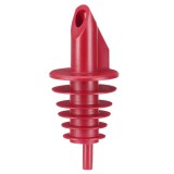 Ausgiesser, Ausgie&szlig;er - BILLY, f&uuml;r Flaschen 0,5-,5 lt, Rot, Mit 5 Lamellen