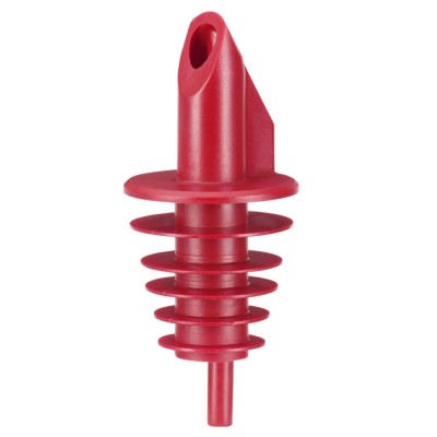 Ausgiesser, Ausgie&amp;szlig;er - BILLY, f&amp;uuml;r Flaschen 0,5-,5 lt, Rot, Mit 5 Lamellen foto