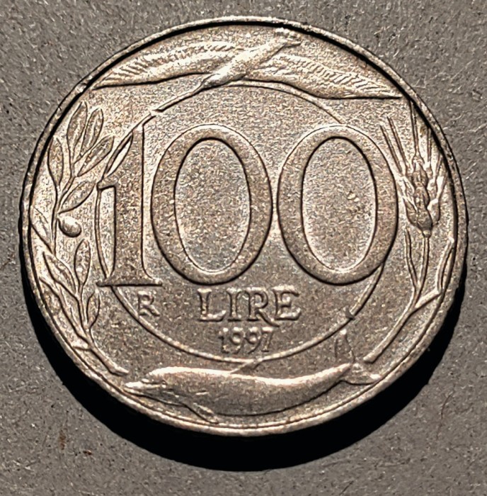 100 lire Italia - 1997