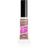 NYX Professional Makeup The Brow Glue gel pentru sprancene culoare 02 Taupe 5 g