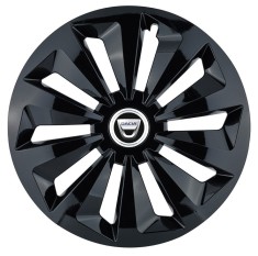 Set 4 capace roti Fox negru R14 pentru gama auto Dacia