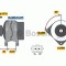 Generator / Alternator VW CADDY II Combi (9K9B) (1995 - 2004) BOSCH 0 986 041 300