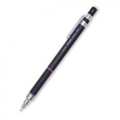 Creion Mecanic Profesional Penac Protti Prc-105, 0.5mm, Con Metalic, Varf Retractabil, Negru/violet, foto