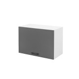 Dulap superior bucatarie Leziter Praktik 60, 1 usa, alb-antracit