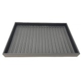 Organizator Bijuterii Premium &bdquo;Royal Black&rdquo; &ndash; Tavă Stackable din Piele