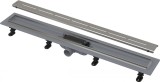 Rigola dus Alcadrain, margine otel inoxidabil, gratar perforat, sifon anti-miros, 27 l/min, evacuare 40mm