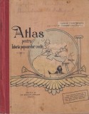 Atlas Istoria Popoarelor Vechi - Vasile T. Dimitrescu, 1924, 50 pagini, romana, coperti cartonate