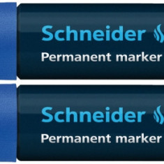 Permanent Marker Schneider Maxx 280, Varf Tesit 4+12mm - Albastru
