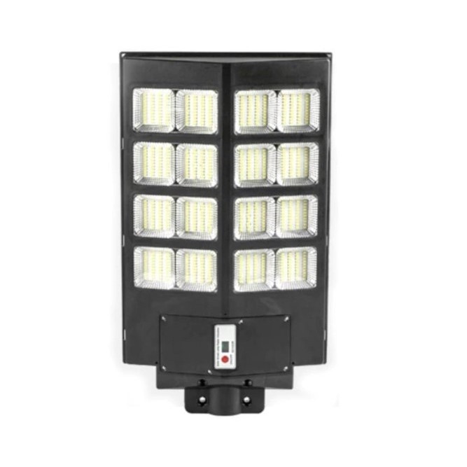 Lampa solara stradala flippy, cu telecomanda, senzor de miscare si lumina, suport prindere, 640 led-uri, ip65, abs, 20ah, 400w, temperatura culoare 65