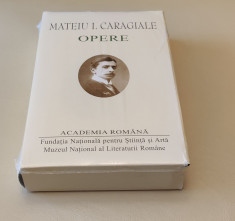 Mateiu I. Caragiale &amp;ndash; Opere (Academia Rom&amp;acirc;nă) sigilat / &amp;icirc;n țiplă foto