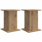 vidaXL Suport pentru plante 2 pcs Stejar Artizanal 30,5 x 30 x 43 cm 899815