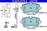 ATE 13.0470-2770.2 ATE Ceramic set placute frana,frana disc