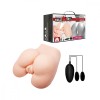 Masturbator Realistic 2in1 Crazy Bull: Vagin &amp; Anus, Vibratii, Telecomanda, Cyberskin, Marime Reala
