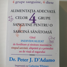 Aliment. adecvata celor 4 grupe sanguine pt.o sarcina sanat. - Peter J. D'Adamo