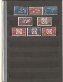 1958 LP 463 LP 463 a LP 464 LP 465 CENTENARUL MARCII POSTALE ROMANESTI MNH NEST, Nestampilat