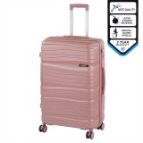 TraveLux Voyager valiză mare cu capac dur 76x50x29 cm aur roz