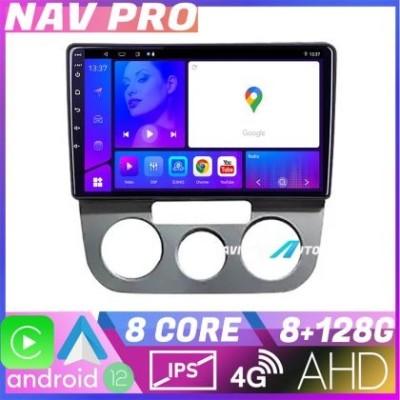 Navigatie VW Golf 5 2004 2010 clima manuala EDOTEC-LITE Android Ecran 720P Octa Core 8 128 Carplay CarStore Technology foto