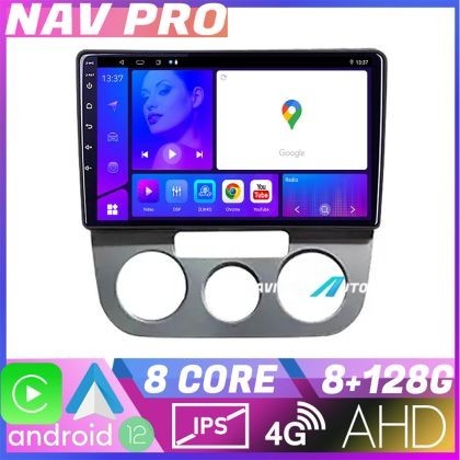 Navigatie VW Golf 5 2004 2010 clima manuala EDOTEC-LITE Android Ecran 720P Octa Core 8 128 Carplay CarStore Technology